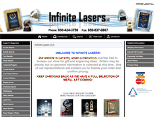 Tablet Screenshot of infinitelasersllc.com